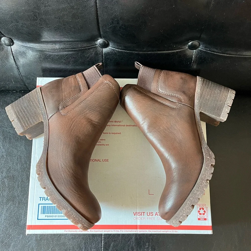 Korks Elsie Bootie Brown Women’s Size 10 NWT‎ - Picture 5 of 7